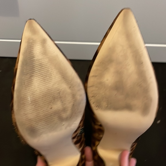 Marc Fisher Women's Mayaely Calf Hair High-Heel Booties SZ 9 EUC - Picture 4 of 13